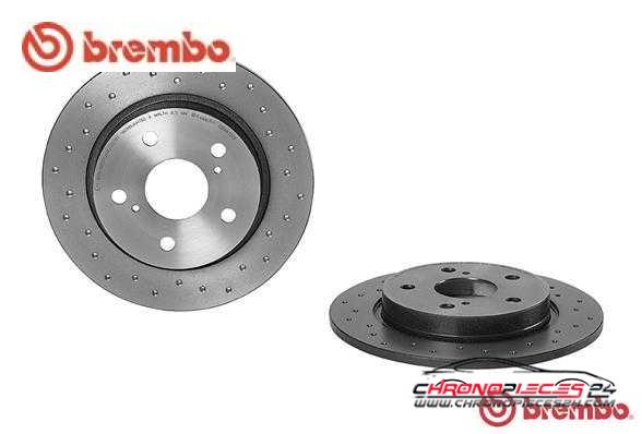 Achat de BREMBO 08.A912.1X Disque de frein pas chères