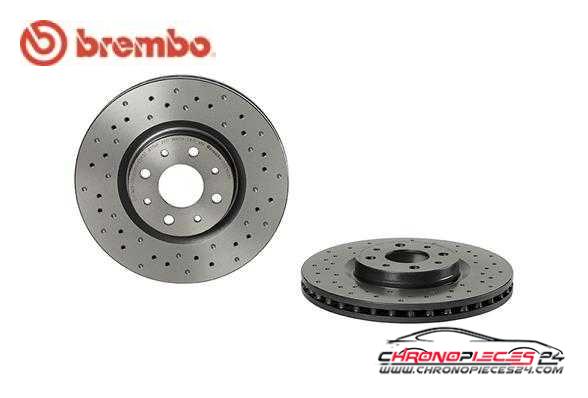 Achat de BREMBO 09.5180.3X Disque de frein pas chères