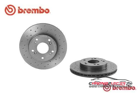 Achat de BREMBO 09.5457.3X Disque de frein pas chères