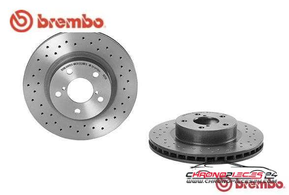 Achat de BREMBO 09.5673.1X Disque de frein pas chères