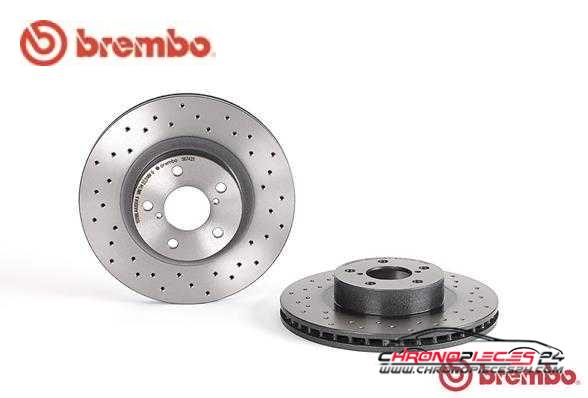 Achat de BREMBO 09.5674.2X Disque de frein pas chères