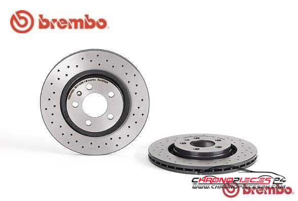 Achat de BREMBO 09.7012.1X Disque de frein pas chères