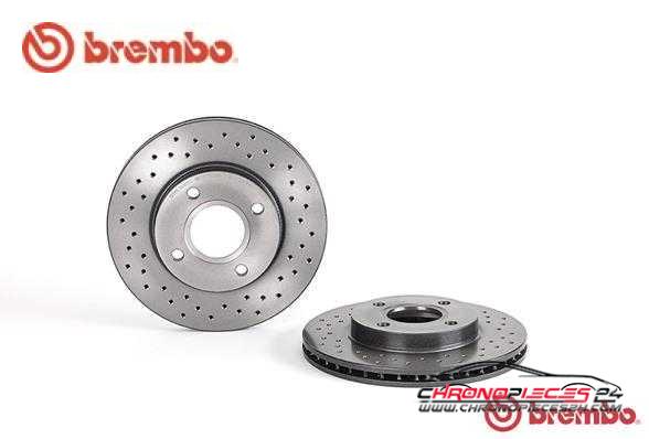 Achat de BREMBO 09.7806.1X Disque de frein pas chères