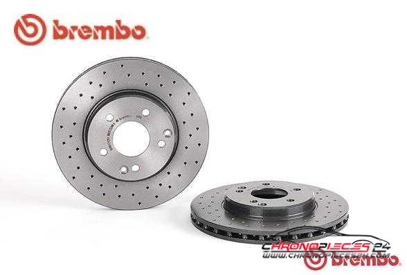 Achat de BREMBO 09.8411.1X Disque de frein pas chères