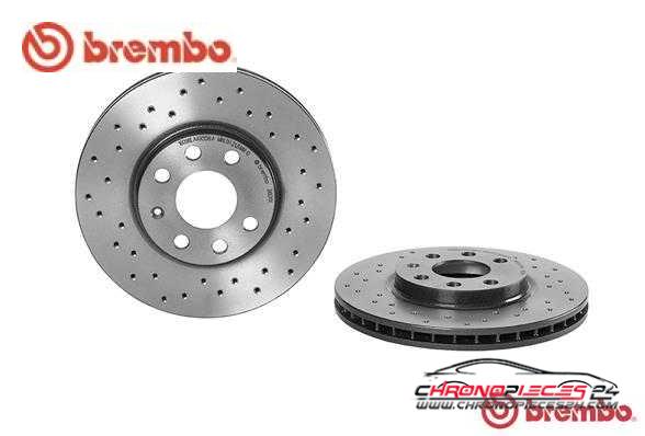 Achat de BREMBO 09.8601.1X Disque de frein pas chères