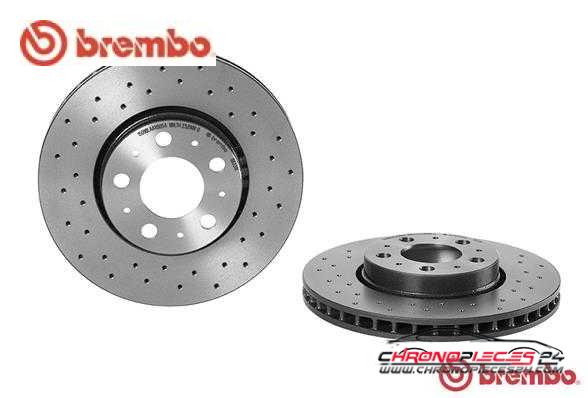 Achat de BREMBO 09.8633.1X Disque de frein pas chères