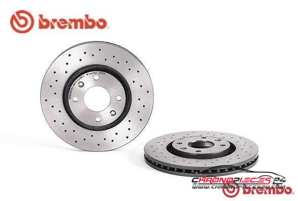 Achat de BREMBO 09.8760.1X Disque de frein pas chères