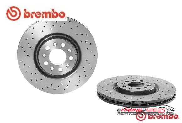 Achat de BREMBO 09.9365.2X Disque de frein pas chères