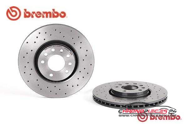 Achat de BREMBO 09.9369.1X Disque de frein pas chères