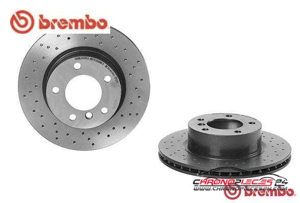 Achat de BREMBO 09.9752.1X Disque de frein pas chères