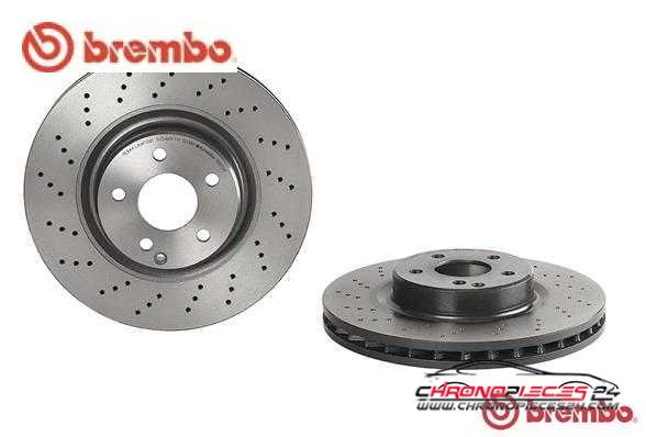 Achat de BREMBO 09.9825.11 Disque de frein pas chères