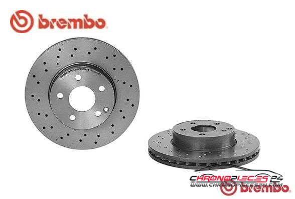 Achat de BREMBO 09.A613.51 Disque de frein pas chères