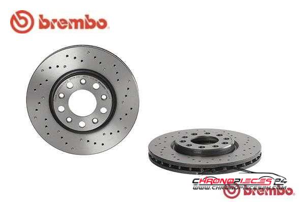 Achat de BREMBO 09.A721.1X Disque de frein pas chères