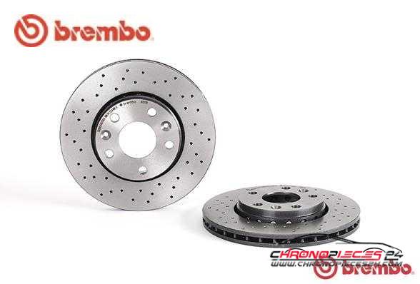 Achat de BREMBO 09.A727.1X Disque de frein pas chères