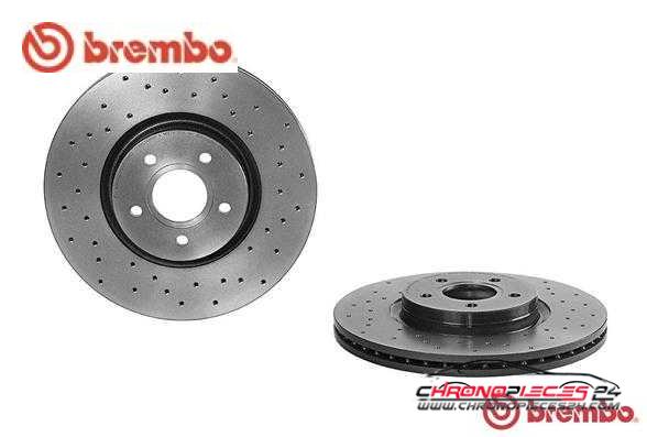 Achat de BREMBO 09.A728.1X Disque de frein pas chères