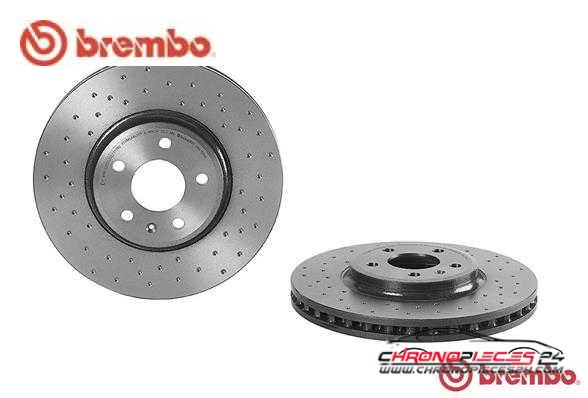 Achat de BREMBO 09.A758.1X Disque de frein pas chères