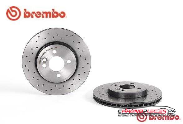 Achat de BREMBO 09.A761.1X Disque de frein pas chères