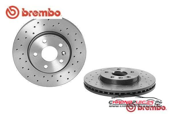 Achat de BREMBO 09.B355.1X Disque de frein pas chères