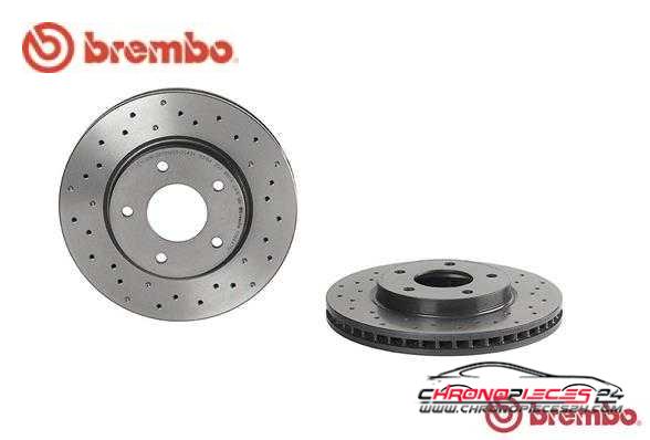 Achat de BREMBO 09.B647.1X Disque de frein pas chères