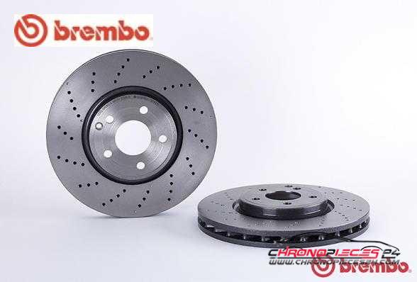 Achat de BREMBO 09.B742.51 Disque de frein pas chères