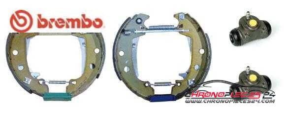 Achat de BREMBO K 61 039 Jeu de mâchoires de frein pas chères