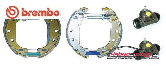 Achat de BREMBO K 61 060 Jeu de mâchoires de frein pas chères