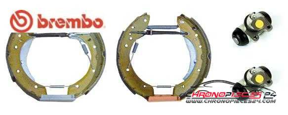 Achat de BREMBO K 61 063 Jeu de mâchoires de frein pas chères