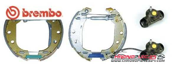 Achat de BREMBO K 61 071 Jeu de mâchoires de frein pas chères