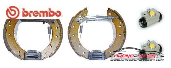 Achat de BREMBO K 61 072 Jeu de mâchoires de frein pas chères