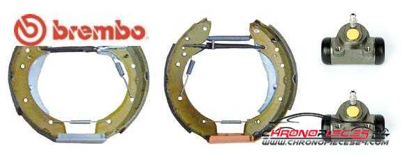 Achat de BREMBO K 68 062 Jeu de mâchoires de frein pas chères