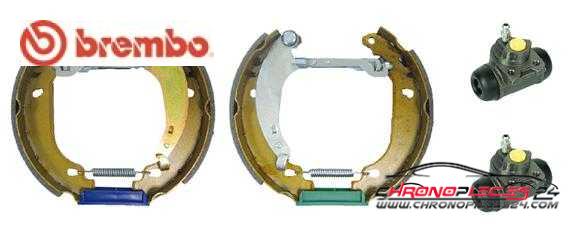 Achat de BREMBO K 68 067 Jeu de mâchoires de frein pas chères