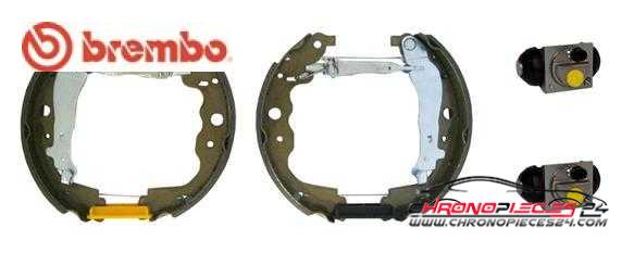 Achat de BREMBO K 68 075 Jeu de mâchoires de frein pas chères