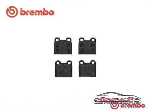 Achat de BREMBO P 06 001 Kit de plaquettes de frein, frein à disque pas chères