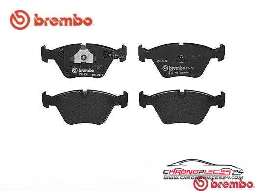 Achat de BREMBO P 06 012 Kit de plaquettes de frein, frein à disque pas chères