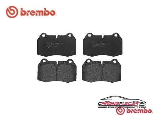 Achat de BREMBO P 06 018 Kit de plaquettes de frein, frein à disque pas chères