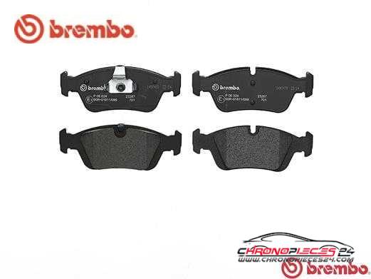 Achat de BREMBO P 06 024 Kit de plaquettes de frein, frein à disque pas chères