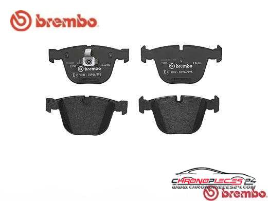 Achat de BREMBO P 06 026 Kit de plaquettes de frein, frein à disque pas chères