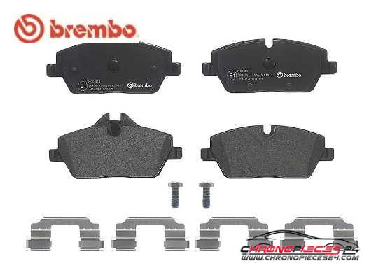 Achat de BREMBO P 06 034 Kit de plaquettes de frein, frein à disque pas chères