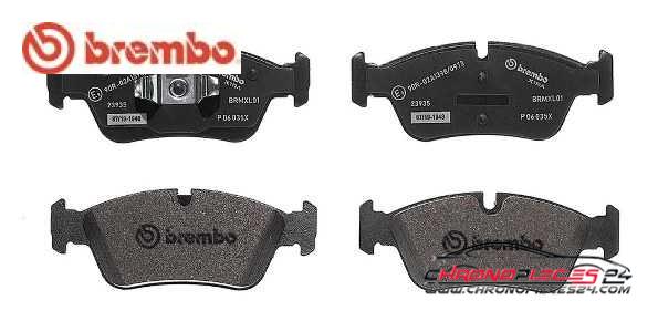 Achat de BREMBO P 06 035X Kit de plaquettes de frein, frein à disque pas chères