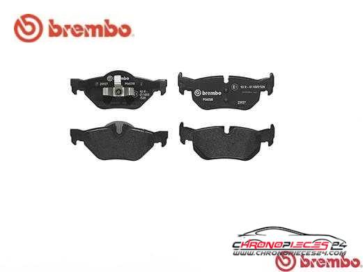 Achat de BREMBO P 06 038 Kit de plaquettes de frein, frein à disque pas chères