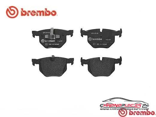 Achat de BREMBO P 06 039 Kit de plaquettes de frein, frein à disque pas chères