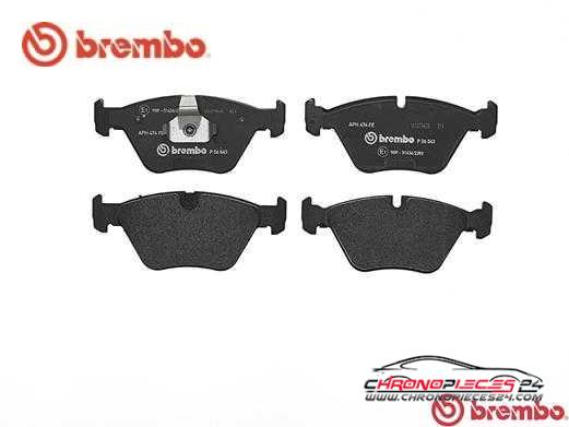 Achat de BREMBO P 06 043 Kit de plaquettes de frein, frein à disque pas chères