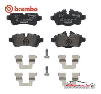 Achat de BREMBO P 06 052X Kit de plaquettes de frein, frein à disque pas chères