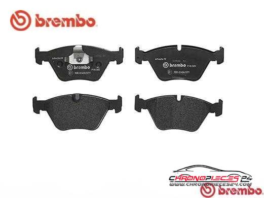 Achat de BREMBO P 06 065 Kit de plaquettes de frein, frein à disque pas chères