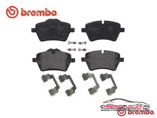 Achat de BREMBO P 06 086 Kit de plaquettes de frein, frein à disque pas chères