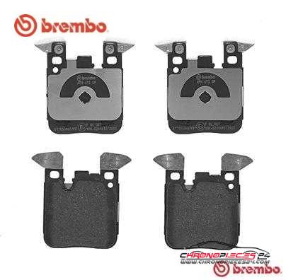 Achat de BREMBO P 06 087 Kit de plaquettes de frein, frein à disque pas chères