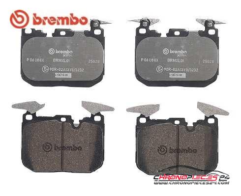 Achat de BREMBO P 06 088X Kit de plaquettes de frein, frein à disque pas chères