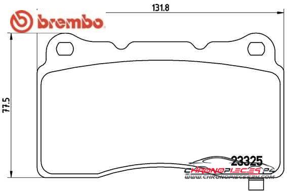 Achat de BREMBO P 09 004 Kit de plaquettes de frein, frein à disque pas chères