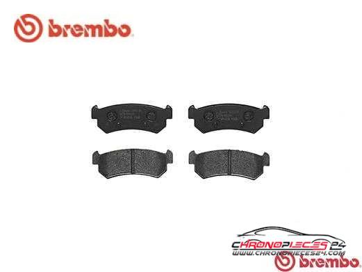 Achat de BREMBO P 10 001 Kit de plaquettes de frein, frein à disque pas chères