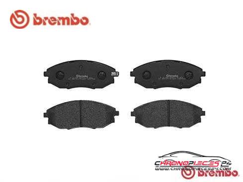 Achat de BREMBO P 10 007 Kit de plaquettes de frein, frein à disque pas chères